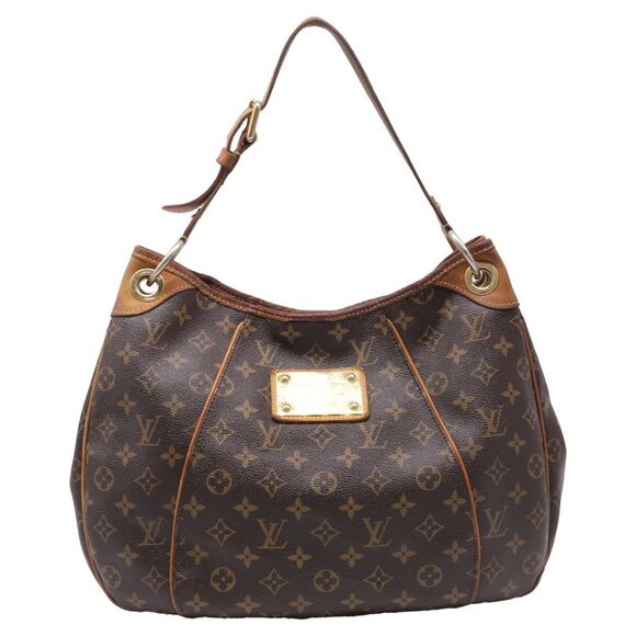 LOUIS VUITTON Handbags - Louis Vuitton Monogram Galliera PM Bag in Brown Coated Canvas